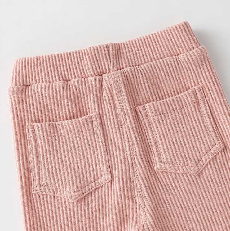 Leggings Rayas Rosa Pálido % elbauldecleo %