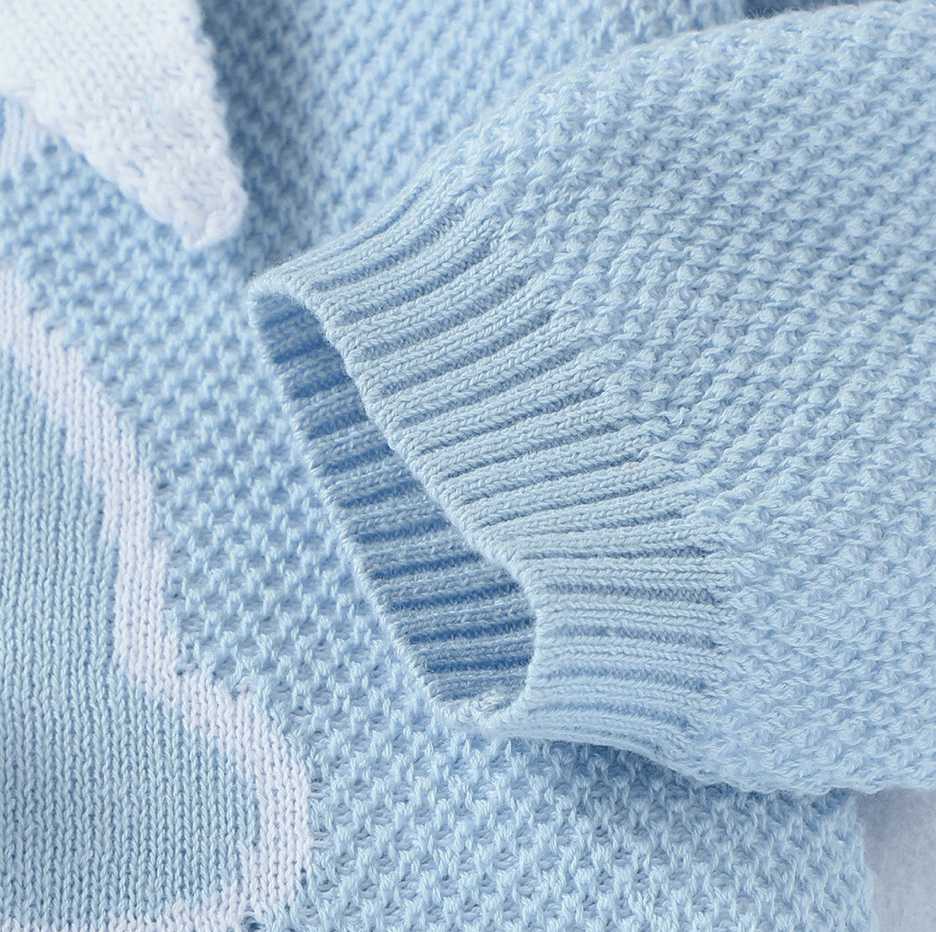 Mameluco Tejido Sweet Bunny Azul % elbauldecleo %