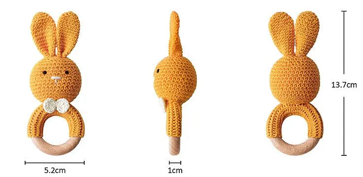 Sonaja Conejito Crochet Amarillo % elbauldecleo %