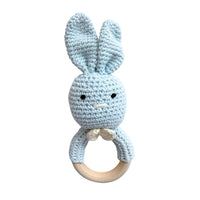 Thumbnail for Sonaja Conejito Crochet Azul Claro % elbauldecleo %