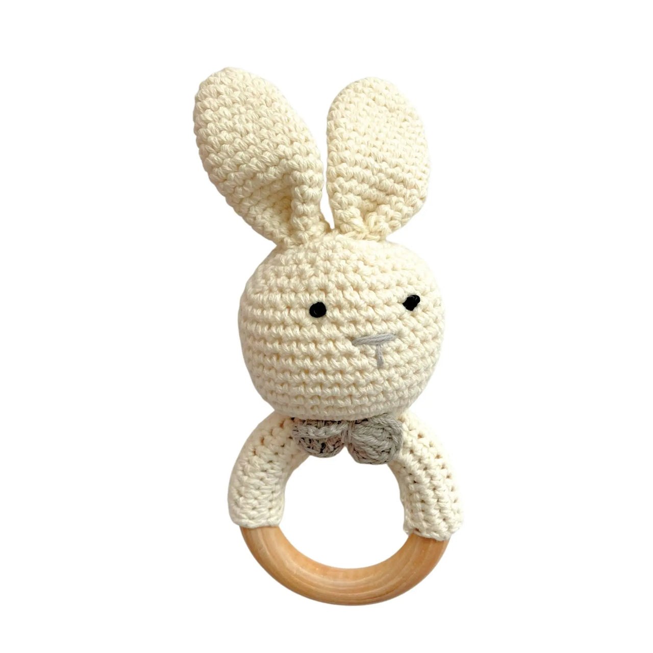 Sonaja Conejito Crochet Crema % elbauldecleo %