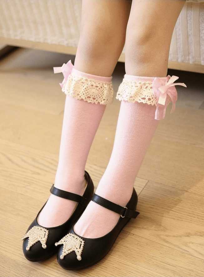 Calcetas Carol Rosa % elbauldecleo %