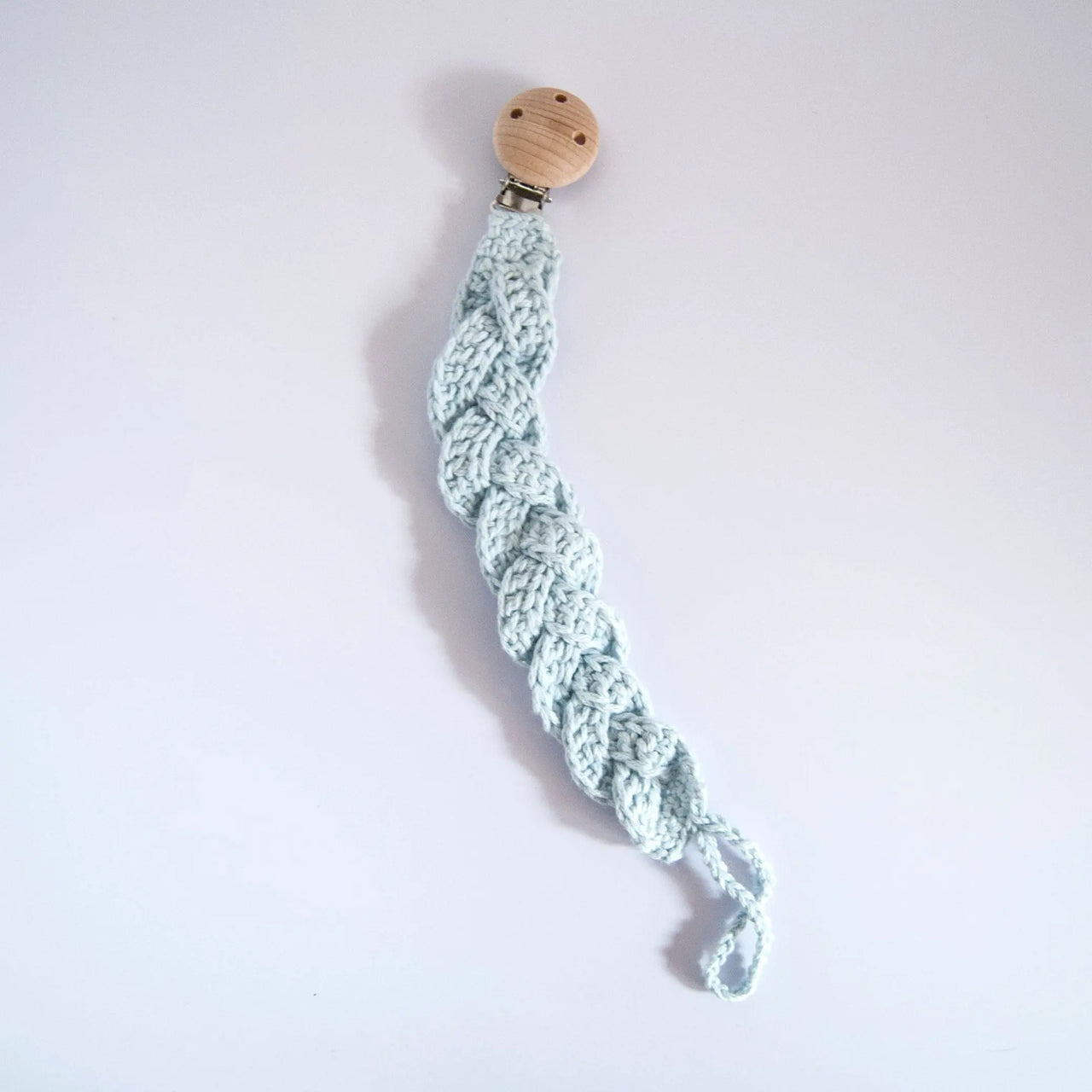 Chuponera Crochet Celeste % elbauldecleo %