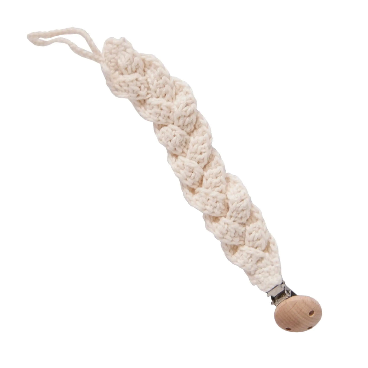 Chuponera Crochet Crema % elbauldecleo %