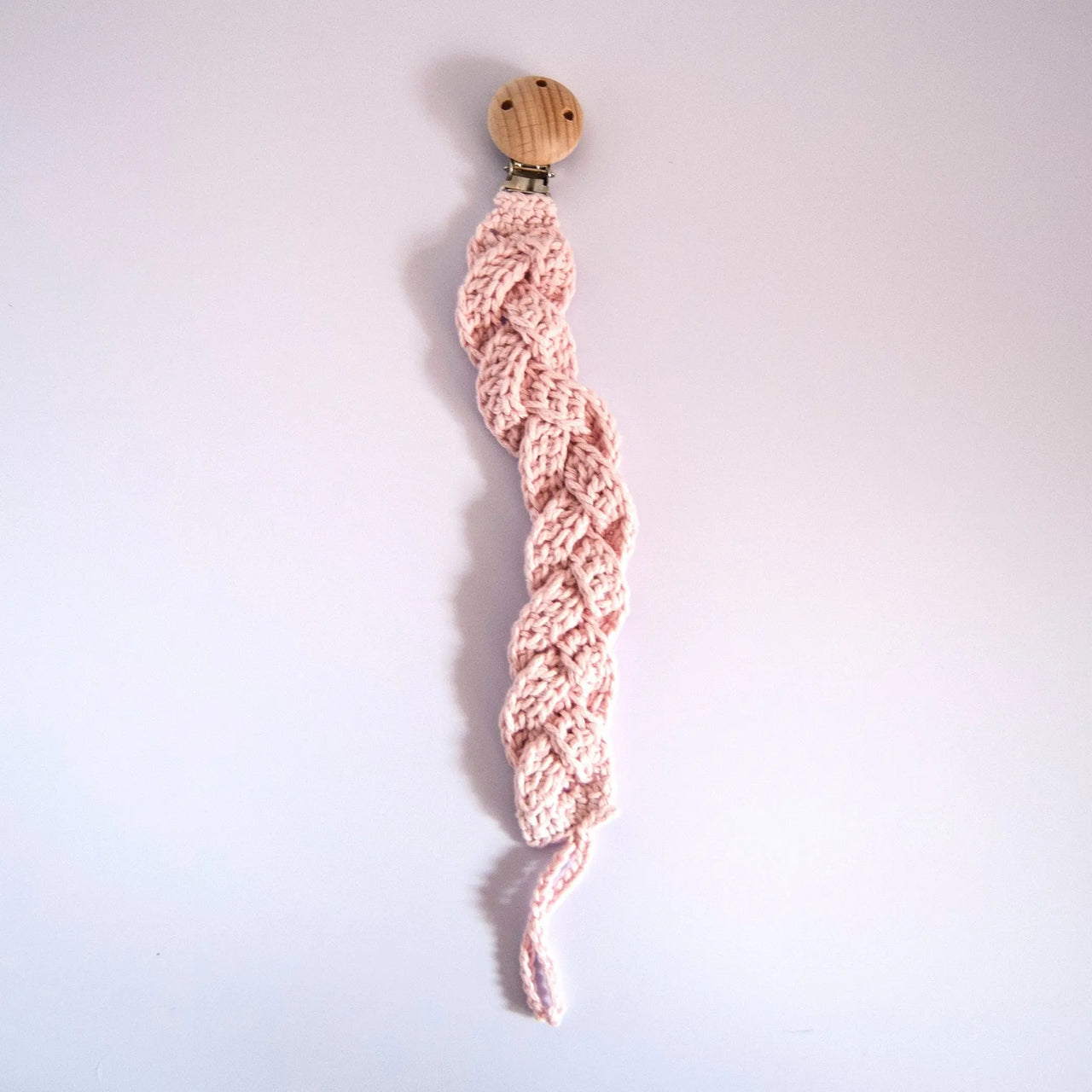 Chuponera Crochet Rosa % elbauldecleo %