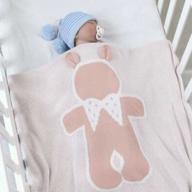 Cobija Sweet Bear Rosa % elbauldecleo %