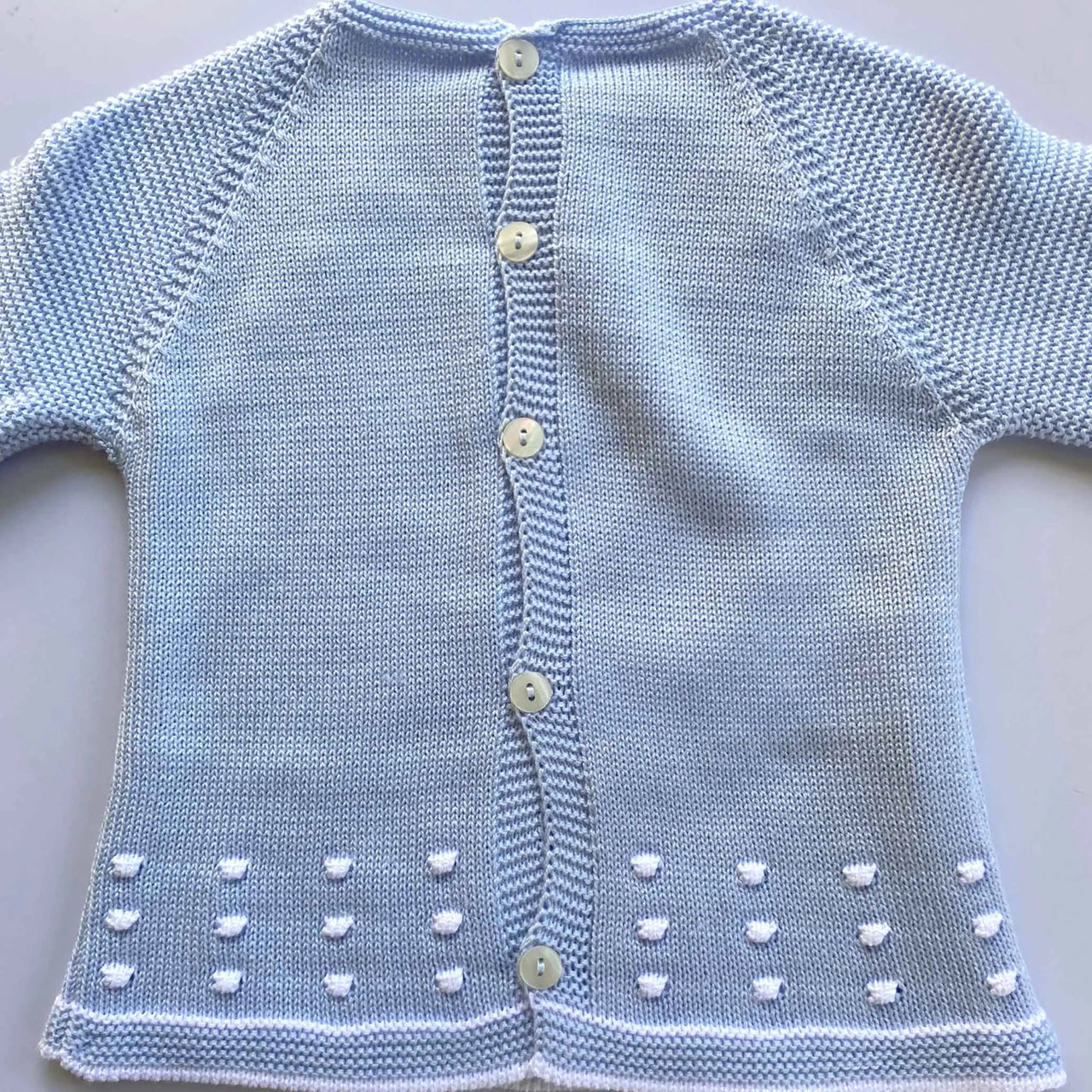 Conjunto Tejido Monaco Azul % elbauldecleo %