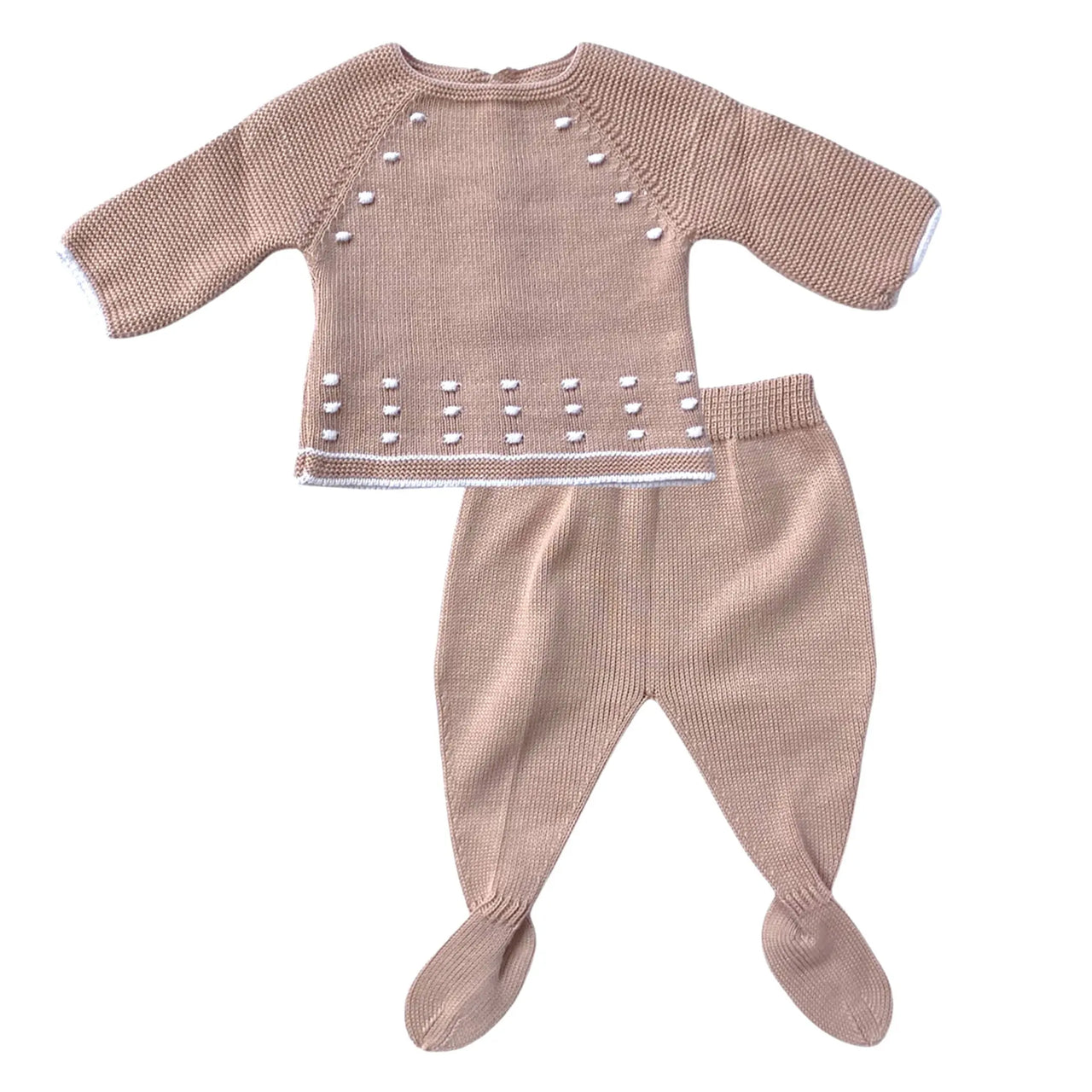 Conjunto Tejido Monaco Palo de Rosa % elbauldecleo %