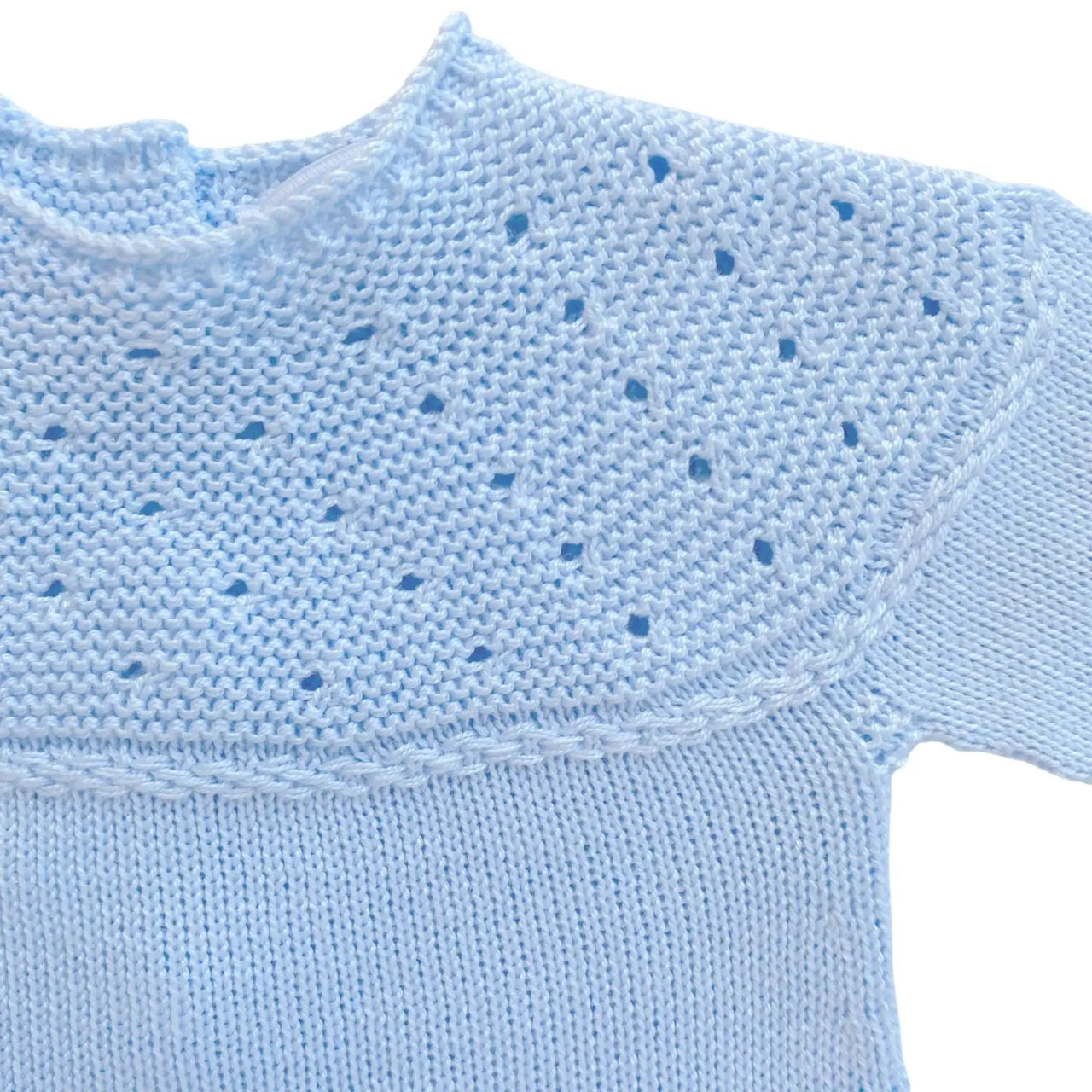 Conjunto Tejido Montreal Azul Cielo % elbauldecleo %