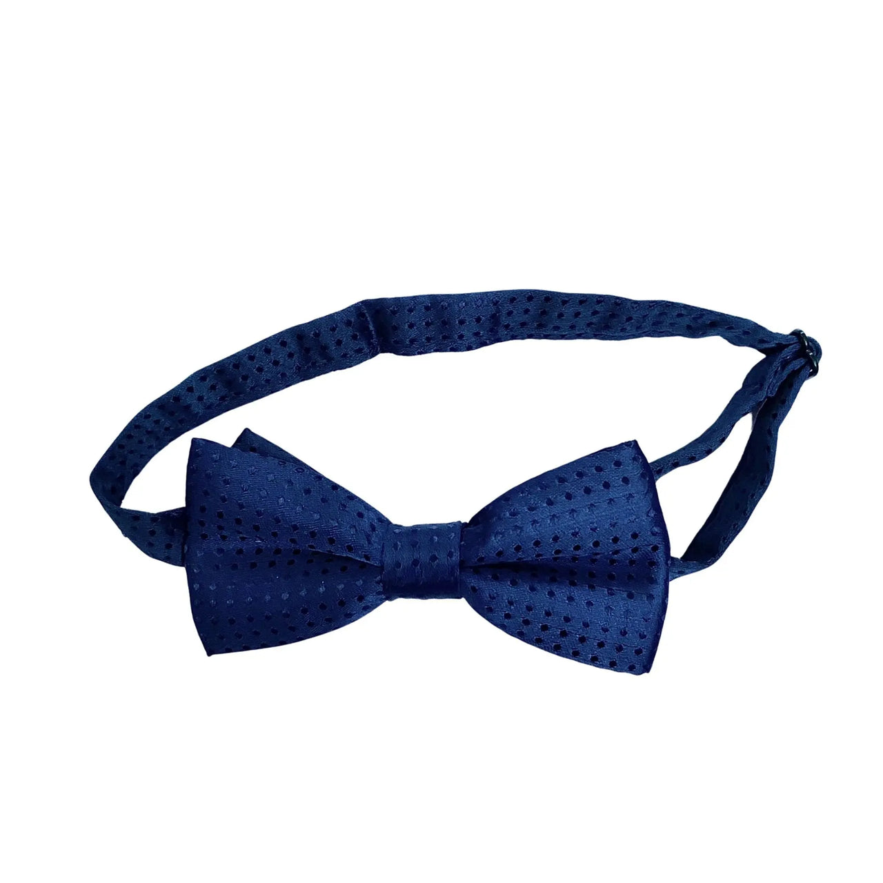 Corbata Moño Polka Dot Azul Marino % elbauldecleo %