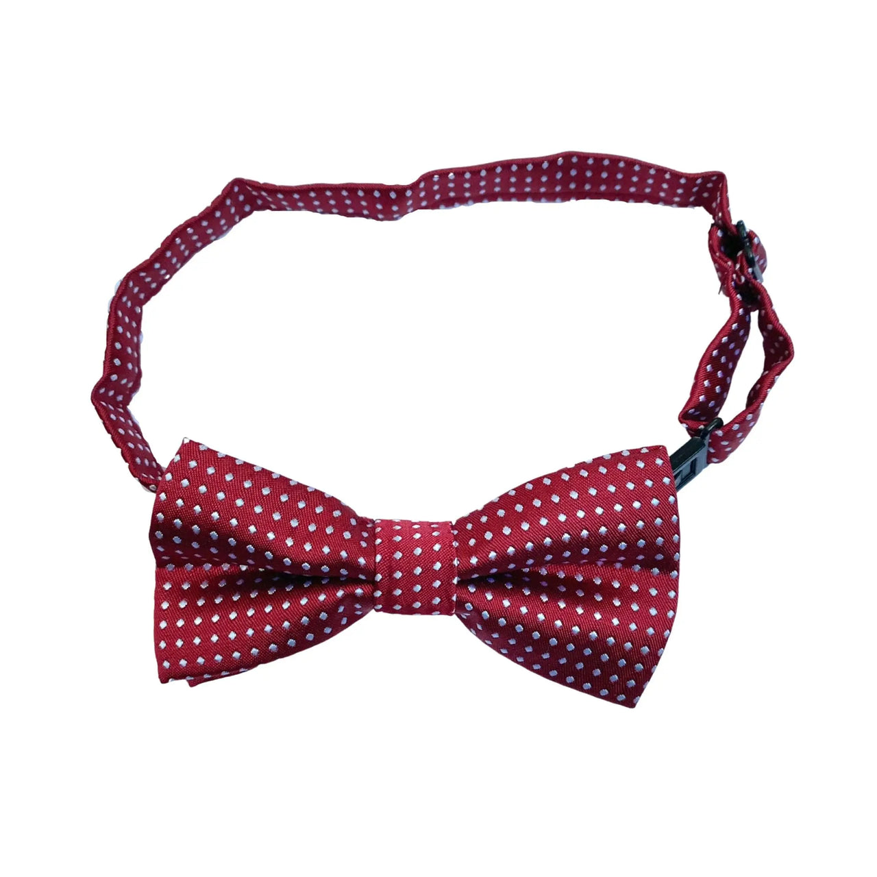Corbata Moño Polka Dot Rojo % elbauldecleo %