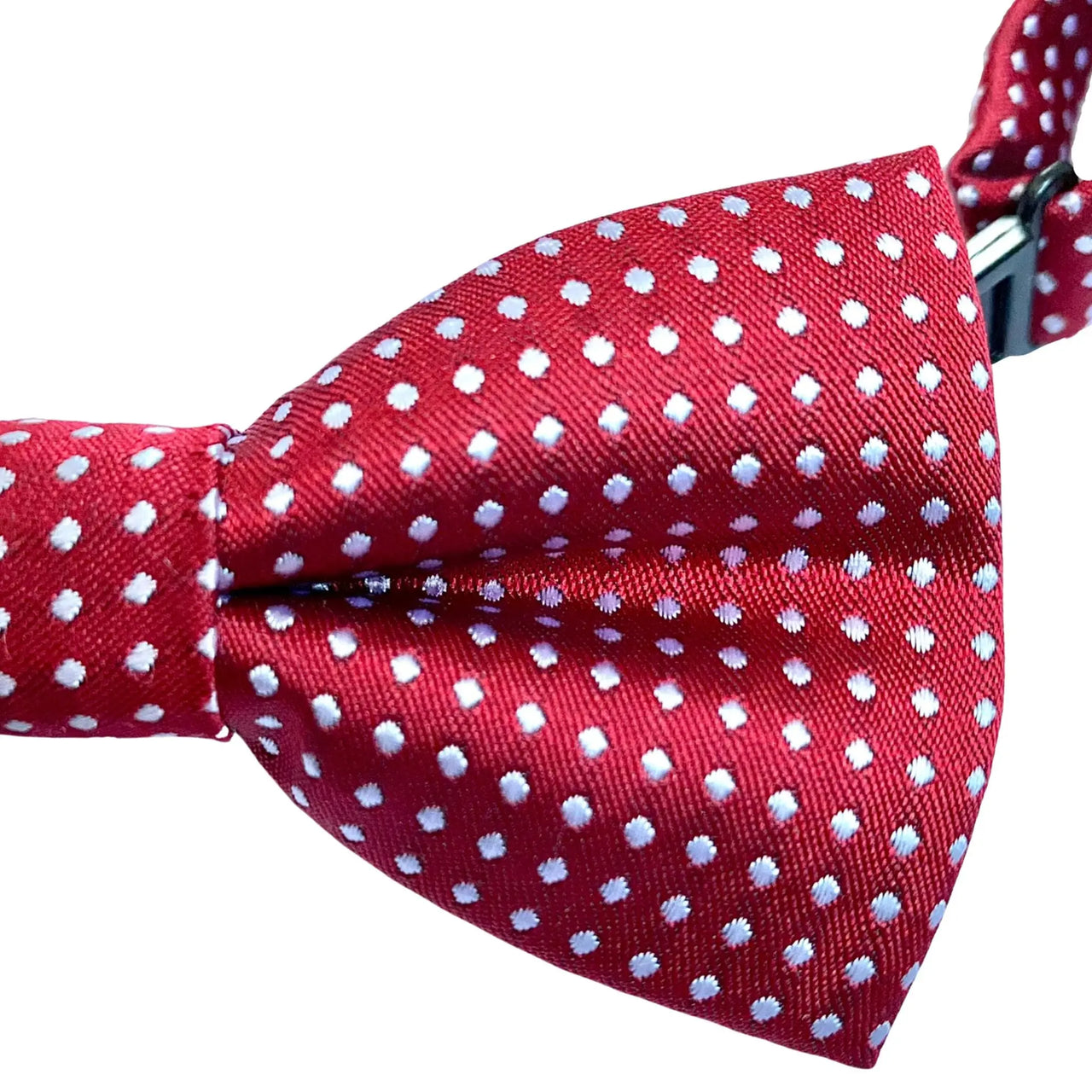 Corbata Moño Polka Dot Rojo % elbauldecleo %