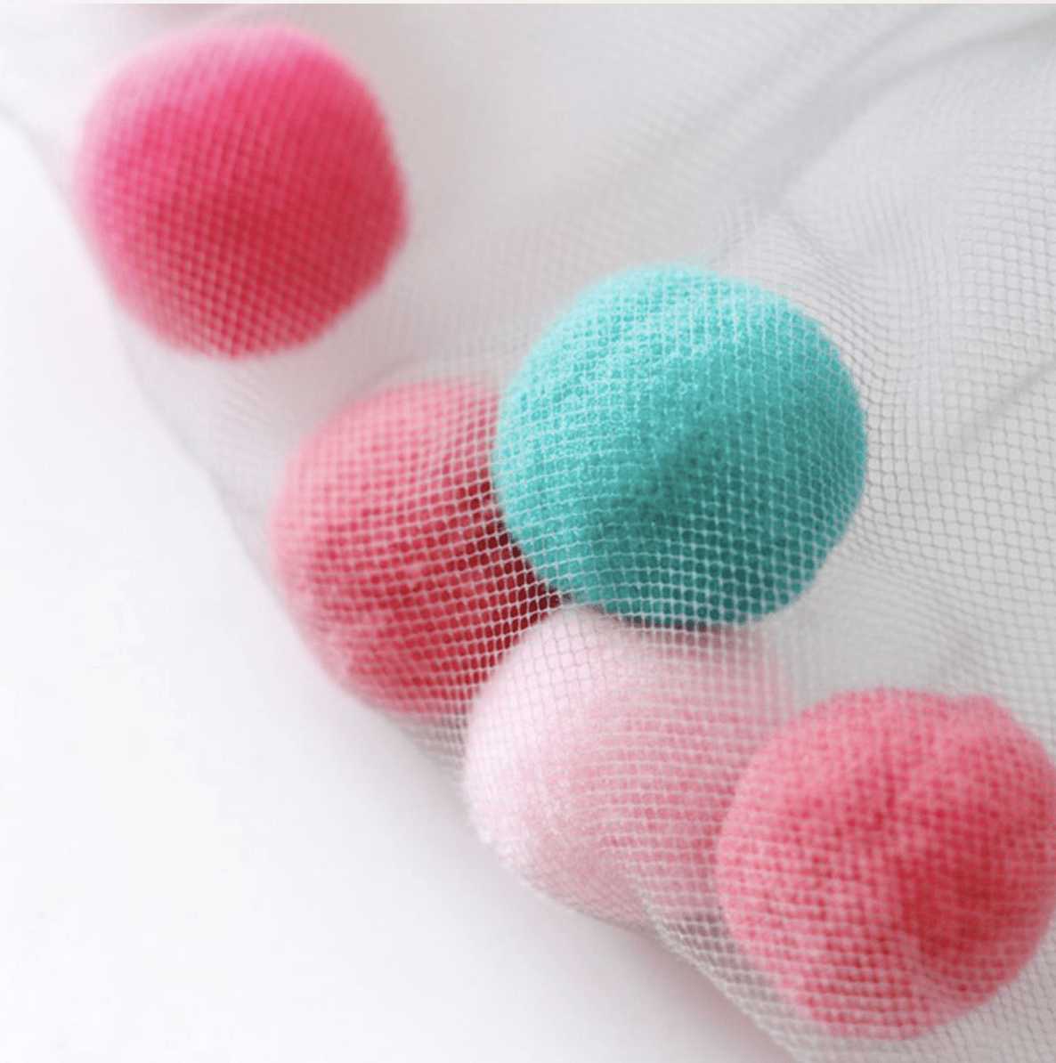 Falda Pom Pom Blanco % elbauldecleo %