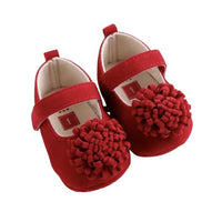 Thumbnail for Mary Janes Flower Pompom Red % elbauldecleo %