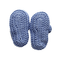 Thumbnail for Mocasines Tejidos Crochet Azul % elbauldecleo %