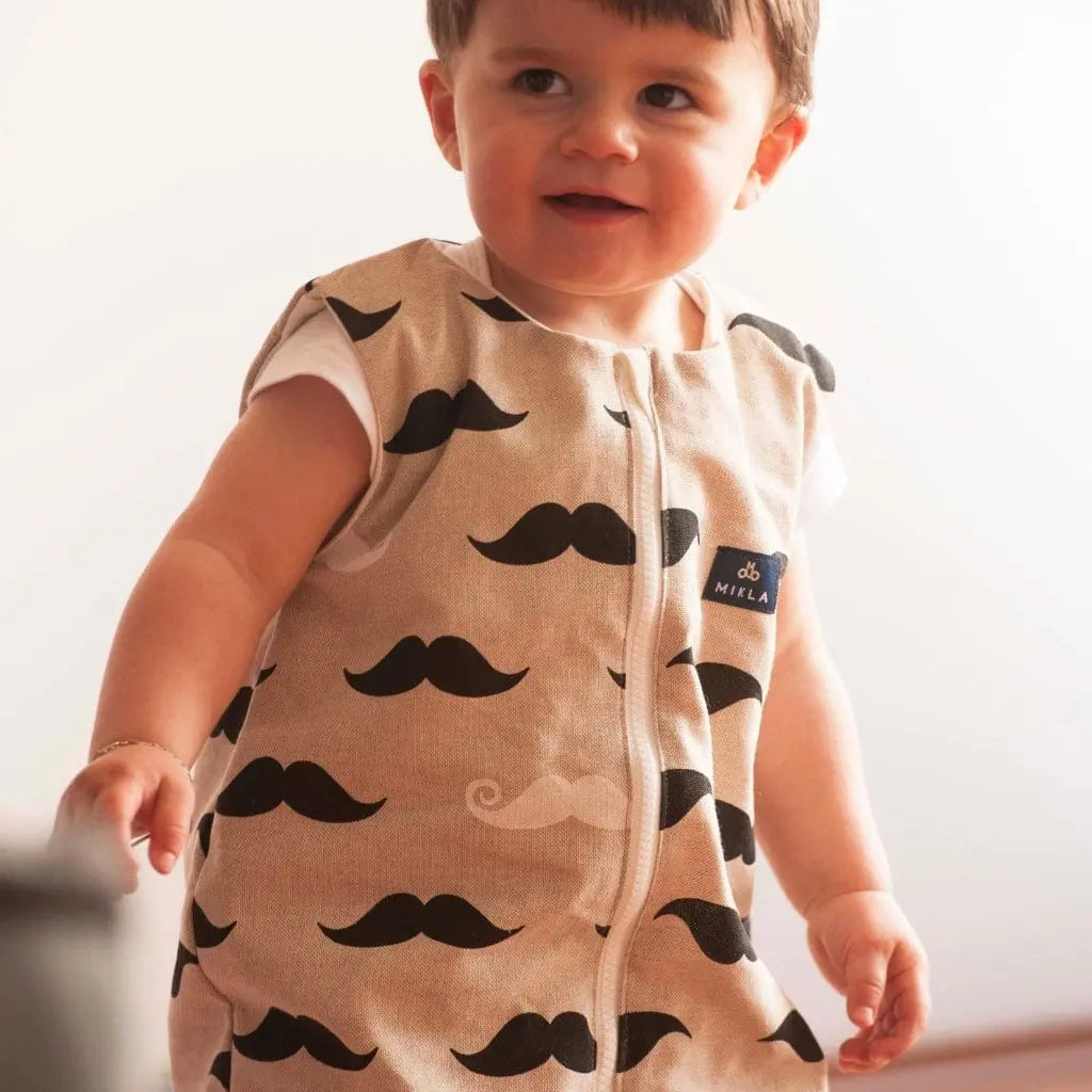 Saquito para Toddler Invierno Mustache % elbauldecleo %