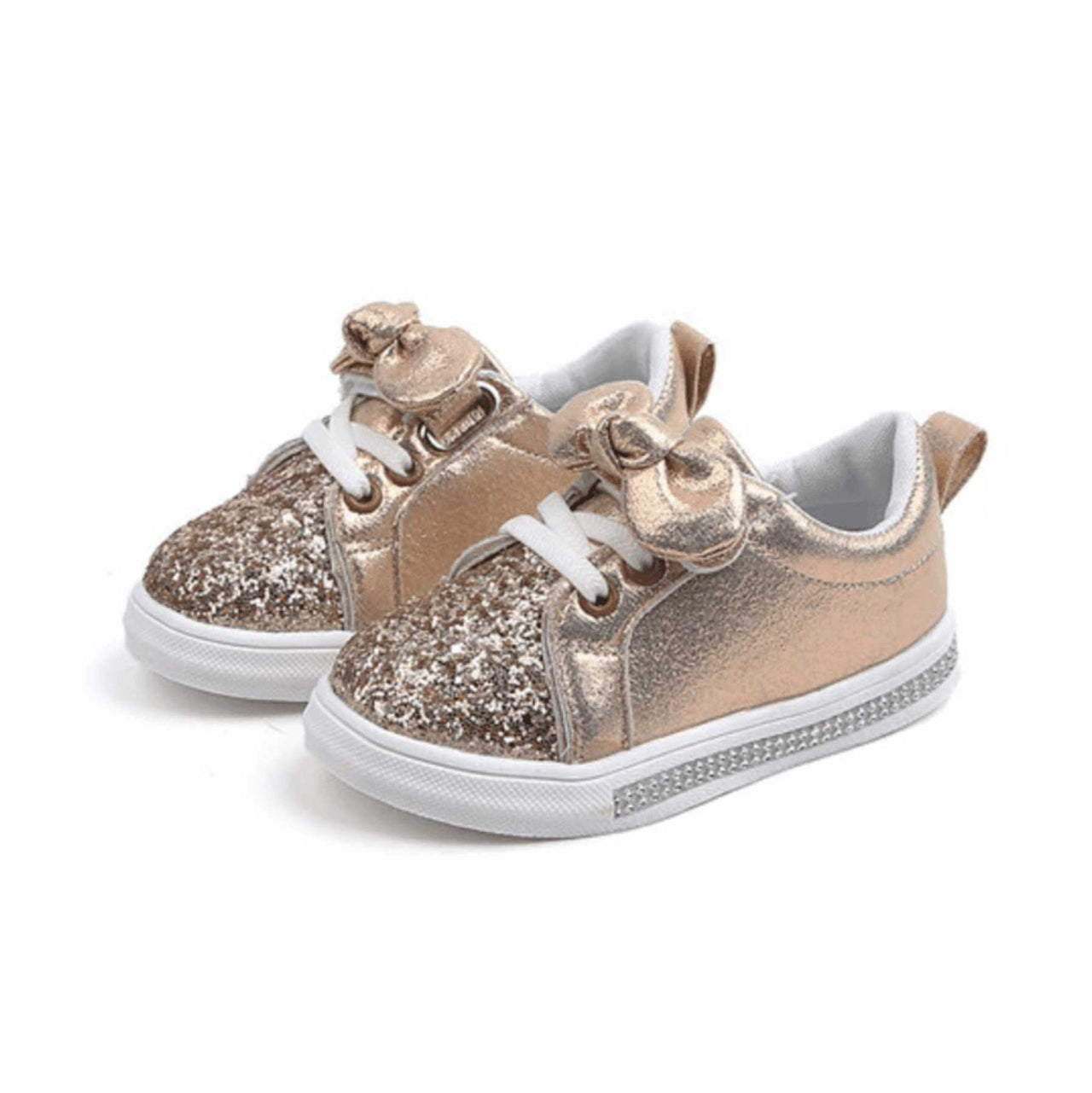 Sneakers Diamantina Dorados % elbauldecleo %