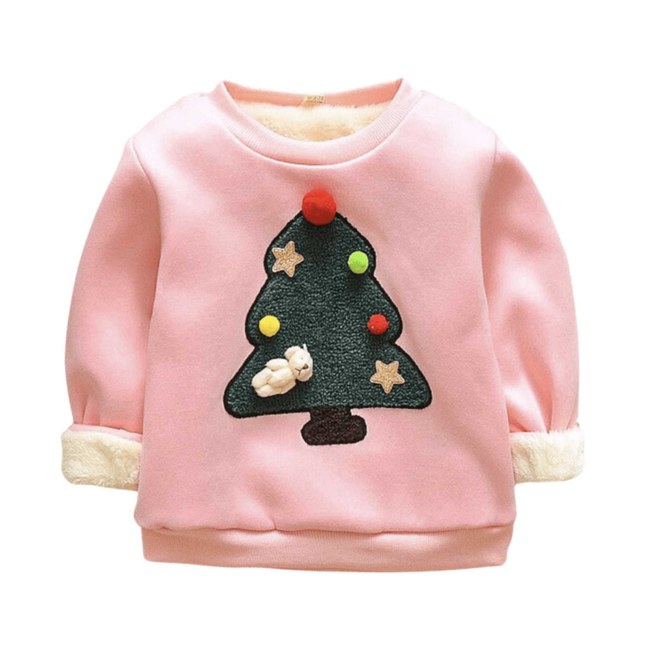 Sudadera Christmas Tree Rosa % elbauldecleo %