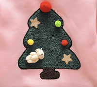 Thumbnail for Sudadera Christmas Tree Rosa % elbauldecleo %