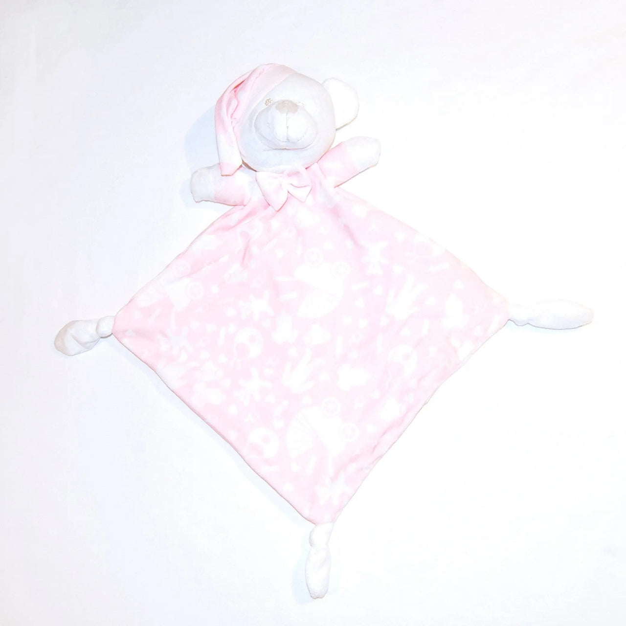 Trapito de Apego Sweet Night Bear Rosa % elbauldecleo %