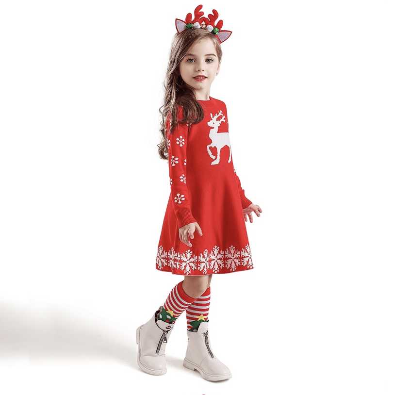Vestido Red Reindeer % elbauldecleo %