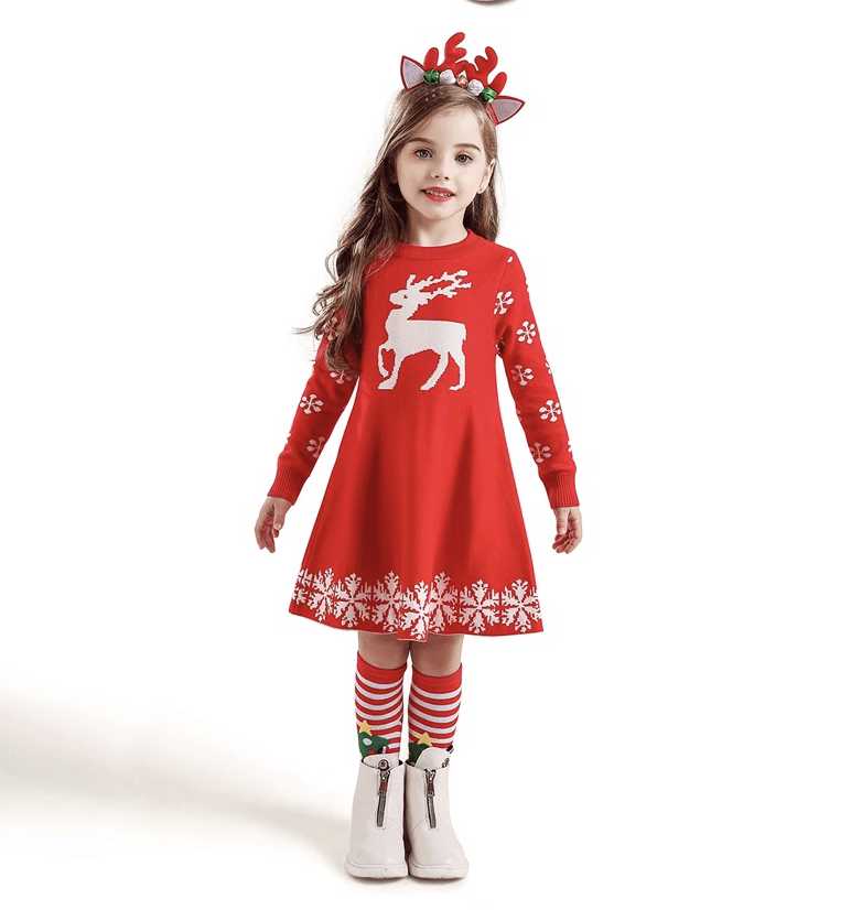 Vestido Red Reindeer % elbauldecleo %
