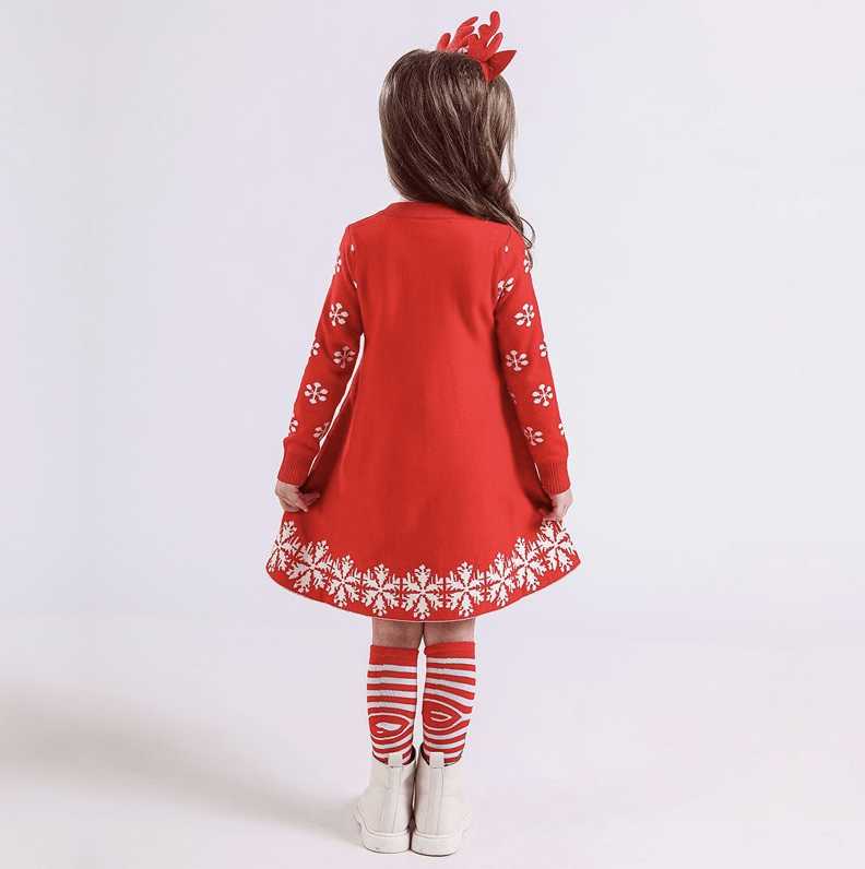 Vestido Red Reindeer % elbauldecleo %