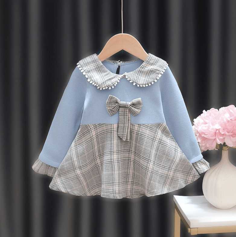 Vestido Ruth Azul % elbauldecleo %